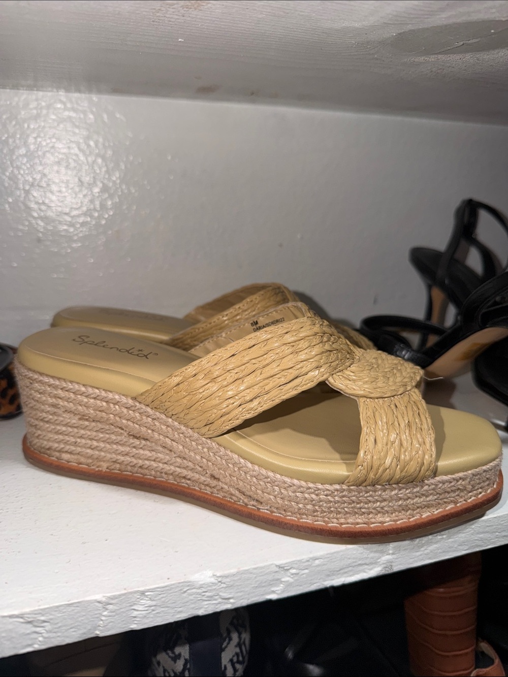 Splendid Natural Tan Braided Espadrille Platform Sandal - Women